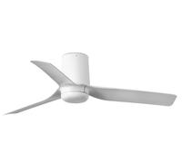 DC Ceiling Fan Mini Punt Tub White with Remote