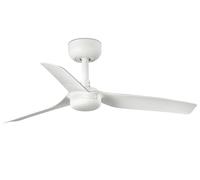 DC Ceiling Fan Mini Punt WH-WH with Remote