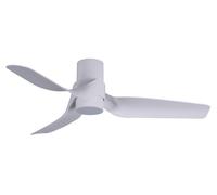DC Ceiling fan with LED light Nautica White 132 cm 52" Ceiling fan with Remote