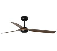 DC Ceiling Fan Punt Black-Walnut with Remote