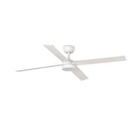 Faro Rudder Large 4 Blade Ceiling Fan Matt White with Light 2700-4000 - 6500K
