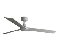 DC Ceiling Fan Rudder L White with Remote