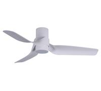 DC Ceiling Fan Nautica White with LED