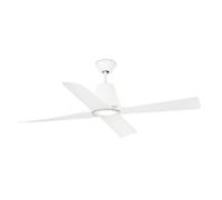 FARO BARCELONA Typhoon L ceiling fan LED light IP44 white