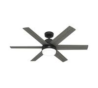 DC Ceiling Fan Arete Black with Lights & Remote