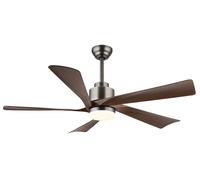 DC Ceiling Fan with Remote 6 Speeds Modesto 52" Fan with LED Light Dimmer Timer