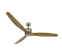 DC Ceiling Fan with Remote 6 Speeds Whisper Quiet Airfusion Akmani Chrome 152cm