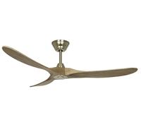 CasaFan Ceiling Fan 315235 ECO GENUINE 152 cm Motor Colour Brass and Oak Wood Blades