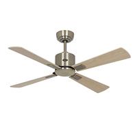 DC ceiling fan with Remote Control Eco Neo III Brass 103 cm 41" Beech Maple