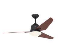 DC ceiling fan with remote control Fan light Eco Aviatos Grey Cherry 132 cm 52"