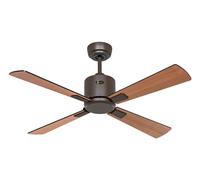 DC Ceiling fan with Remote control Indoor Eco Neo Bronze 103cm 41" Black Teak