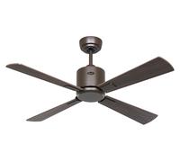 DC Ceiling fan with Remote control Indoor Eco Neo Bronze 103cm 41" Cherry Walnut