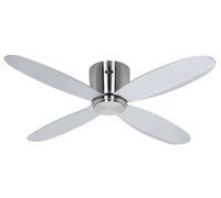 DC Ceiling fan with Remote Eco Plano 112 cm Chrome Smart Fan with App control