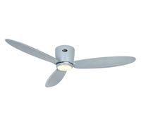 DC Ceiling fan with Remote Flush mount Ceiling Fan with LED Plano Light Grey 52" [EEK: D]