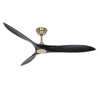 DC ceiling fan with Remote Indoor fan Eco Airscrew Brass / Black 152 cm 60"