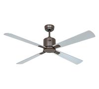 DC ceiling fan with Remote Indoor fan Eco Neo Bronze 132 cm 52" Wenge Silver