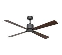 DC ceiling fan with Remote Indoor fan Eco Neo Dark Grey 132 cm 52" Walnut Cherry