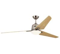 DC ceiling fan with Remote Indoor Fan Light Eco Aviatos Chrome Maple 162 cm 64"