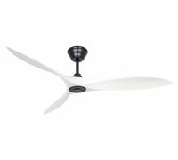 DC ceiling fan with remote Low energy fan Eco Airscrew Black & White 152 cm 60"