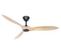 DC Ceiling Fan Eco Airscrew Black / Natural Wood