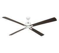 DC ceiling fan with Remote Low energy fan White Eco Neo III 180 cm Walnut Cherry
