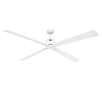 DC ceiling fan with Remote Low energy White Eco Neo III 180 cm 71" Light Grey