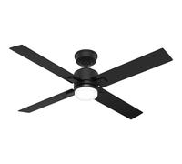 DC Ceiling fan with Remote Mila Black 52" Energy-efficient Fan with LED Light