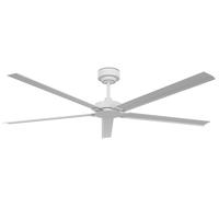 Outdoor DC Ceiling Fan Polis White with Remote