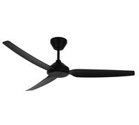 Beacon Lighting Beacon ceiling fan Polis black DC quiet Ø 137 cm IP55