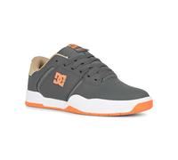 DC Central Low Top Skate Shoes - Grey/Tan/Orange