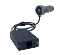 DC Charger for for Mini, 30V 2A Output 12-24V Input Boost Converter with Dual Type-C Ports Waterproof IP68 Aluminum Housing for Outdoor Travel and Backup Power Use