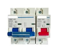 DC Circuit Breaker 1P 2P 80A 100A 125A 150A 200A 250A 12/24/36/48/60/72/120V Solar Cells Battery Automatic Safety Switch(1P,100A)