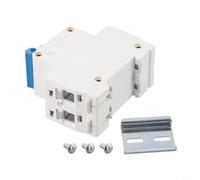 DC Circuit Breaker 2-Pin 1000 V for Solar PV Systems, Quick Release Fuse with 35 mm DIN Rail Mounting, Thermal Magnetic Isolator Switch in Accordance with IEC60898-2 for DC Current (25A)
