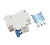 DC Circuit Breaker 2-Pin 1000 V for Solar PV Systems, Quick Release Fuse with 35 mm DIN Rail Mounting, Thermal Magnetic Isolator Switch in Accordance with IEC60898-2 for DC Current (16A)