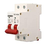 DC Circuit Breaker, 2P Circuit Breaker Pa66 DC 500V 6000A Short Circuit Arc Extinguishing 2P Miniature Circuit Breaker (40A)