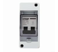 DC Circuit Breaker and Junction Box Combination for Solar Photovoltaic Cells, IP65 Waterproof Design (DC400V-25A)