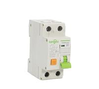 DC Circuit Breaker, Miniature Circuit Breaker 2P 1P+N 40A 6KA RCBO Electromagnetic Type Residual Current Circuit Breaker With Over Current And Leakage Protection(25A)