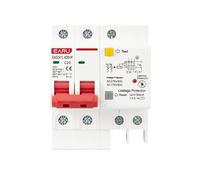 DC Circuit Breaker, Miniature Circuit Breaker 2P 230V SPD Residual Current Circuit Breaker With Overload Overvoltage RCBO RCCB With Lightning Protection MCB Leakage Protector(20A)