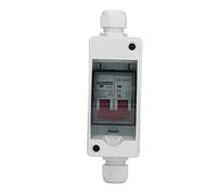 DC Circuit Breaker, Professional Transparent Cover Easy to Install 1000V 16A DC Miniature Circuit Breaker IP65 Waterproof for Home Automatic switch