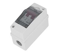 DC Circuit Breaker, Simple Installation 2P Pa66 IP65 Waterproof Transparent Cover PV DC Isolator Switch 1000V 10A for RV Automatic switch