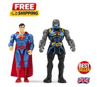 DC Comics 4-Inch Action Figures: Superman vs. Darkseid 2-Pack with 6 Accessories