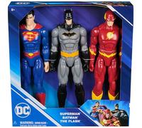 DC Comics 6072364 Batman, Superman and The Flash: Action Figures 30 cm - 6072364 - Superhero Toy - Toy for Children from 3 Years