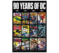Dc Comics 90 Years Of Dc A3 Limited Edition Art Print Multi