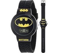 DC Comics Accutime Kids Batman Digital Quartz Watch for Boys, Girls & Adults All Ages, Black - Classic Logo, Digital,Quartz Movement