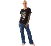 Short Sleeve Long Leg Pyjama Set DC Comics Black S
