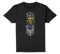 Dc Comics Aquaman And Ocean Master Men's T-Shirt - Black Black XL