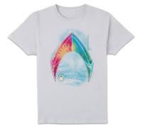 Aquaman Mera Beach Symbol Men's T-Shirt - White - XL