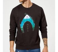 DC Comics Aquaman Mera Logo Sweatshirt - Black | Size: Medium DC Comics Black M