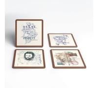 Zavvi Aquaman Quest For The Trident Corkbacked Coaster Set