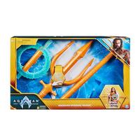 DC Comics, Aquaman Spinning Trident, 89-cm Interactive Toy with Lights and Sounds, Film Styling, Super Hero Costume, Kids’ Roleplay for Boys and Girls